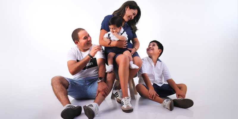 Sesión fotográfica familiar